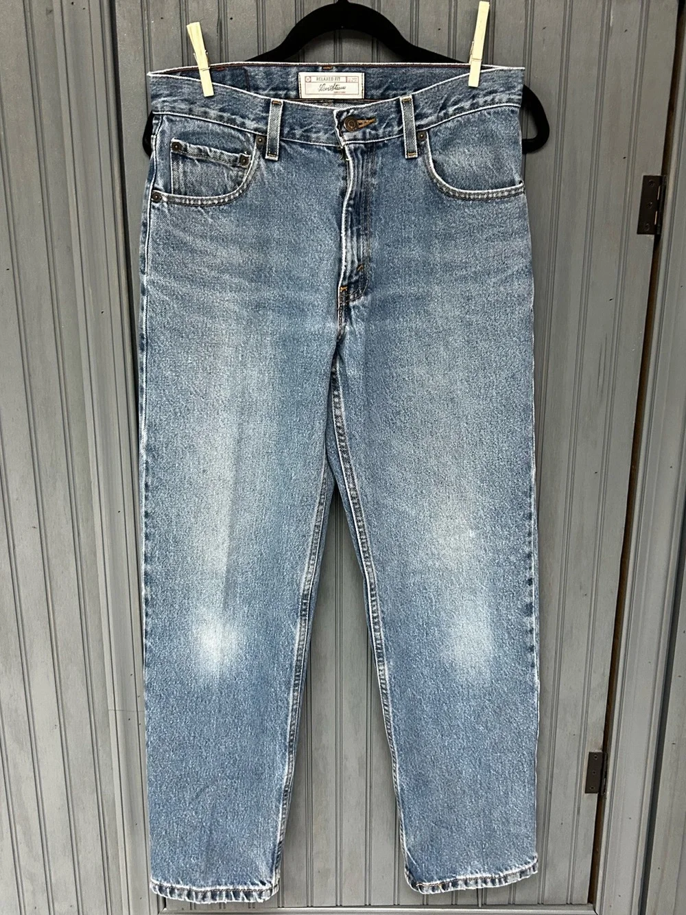Vintage Levi Strauss Signature Relaxed Fit Jeans Light Wash 100% Cotton 30x30
